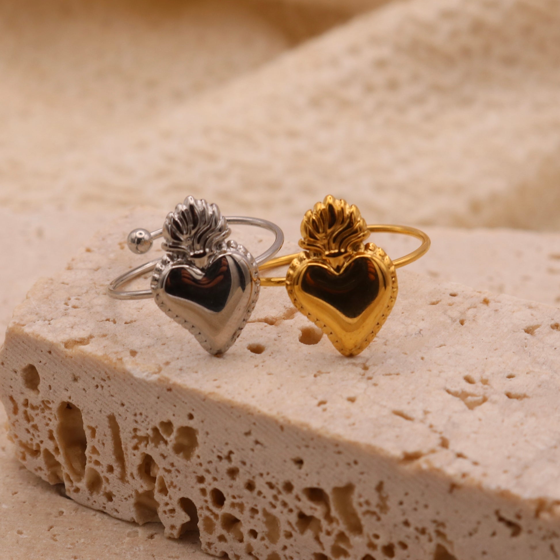 ANELLO CUORE SACRO