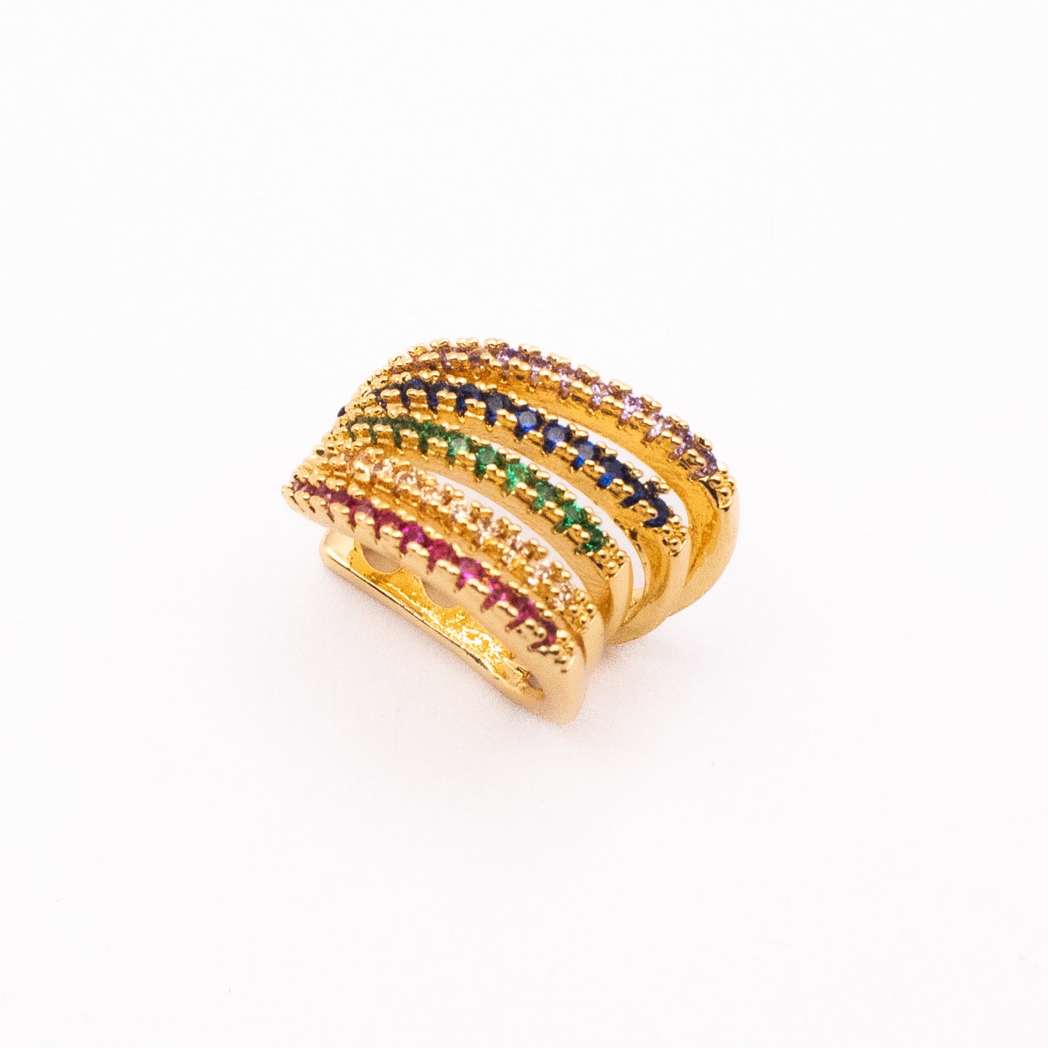 EAR CUFF RAINBOW PAVÈ
