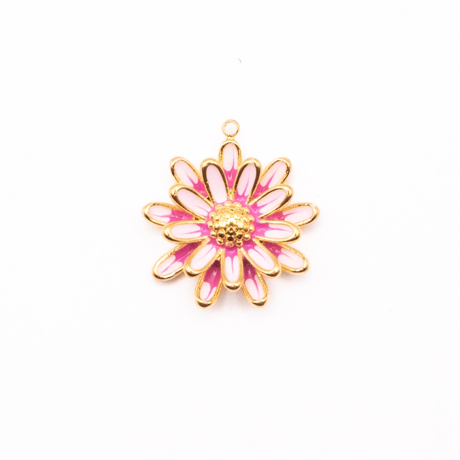 #CHARMBAR PINK DAISY
