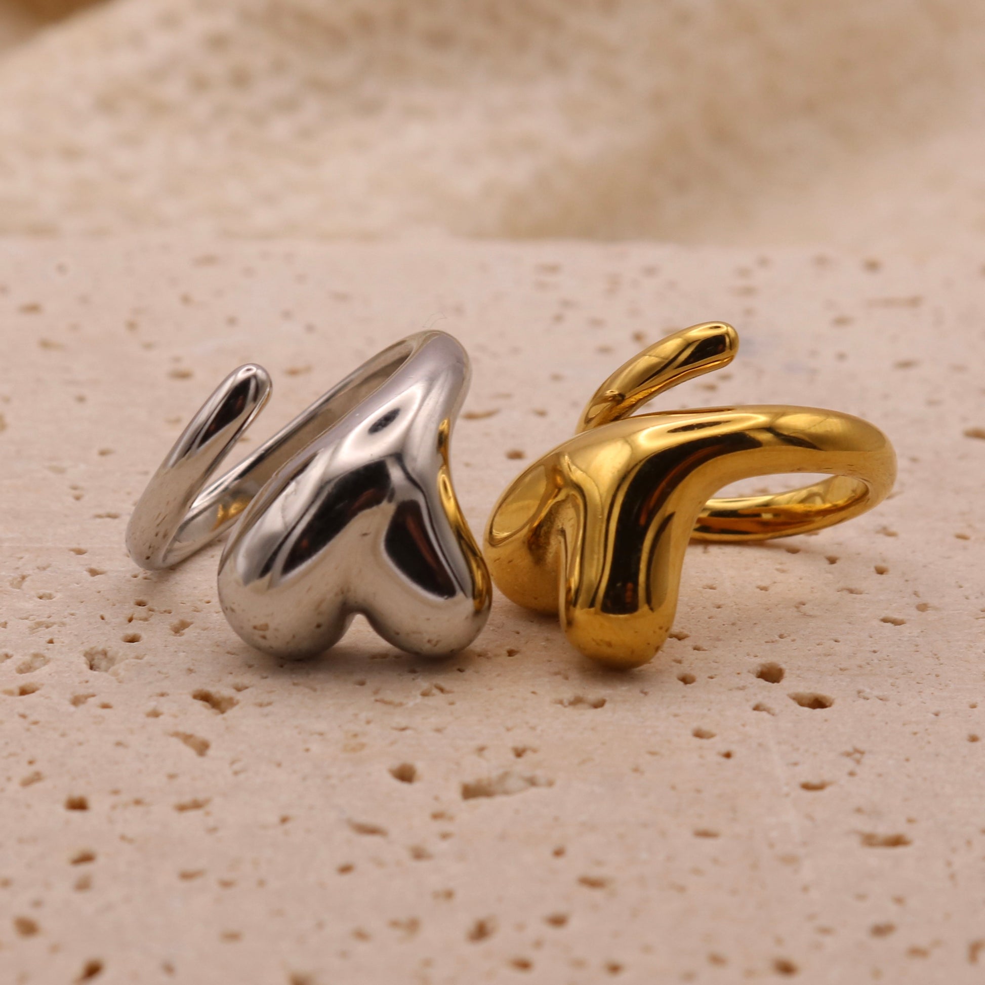 ANELLO DOUBLE HEART