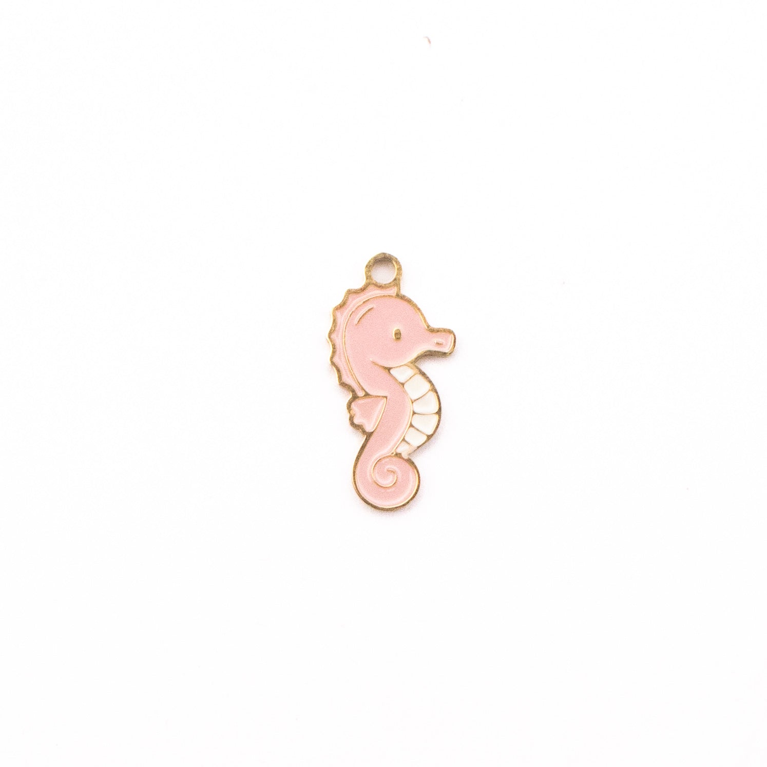 #CHARMBAR PINK SEAHORSE