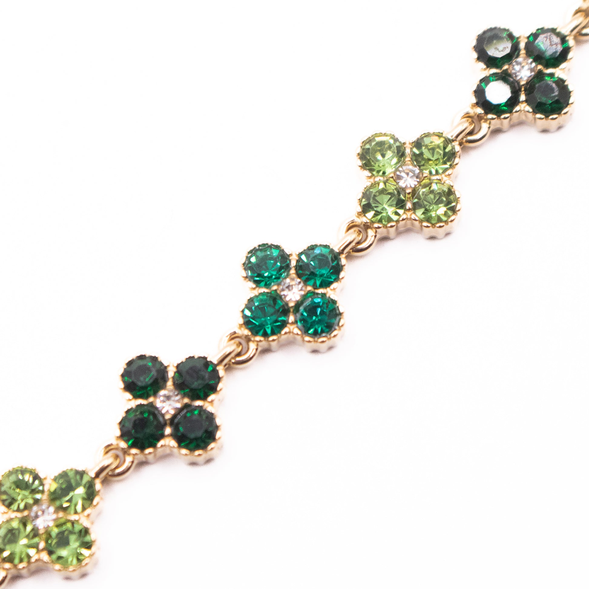BRACCIALE LUX QUATREFOIL GREEN