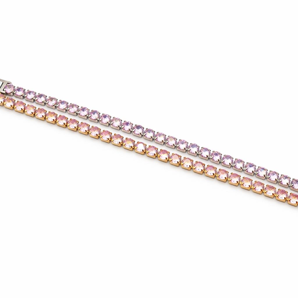 BRACCIALE TENNIS PINK
