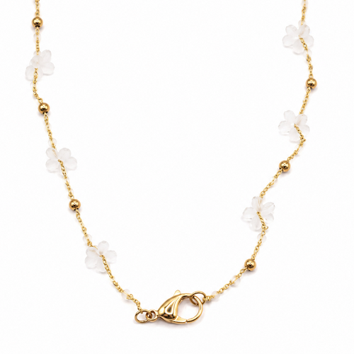 #CHARMBAR COLLANA FLOWERS