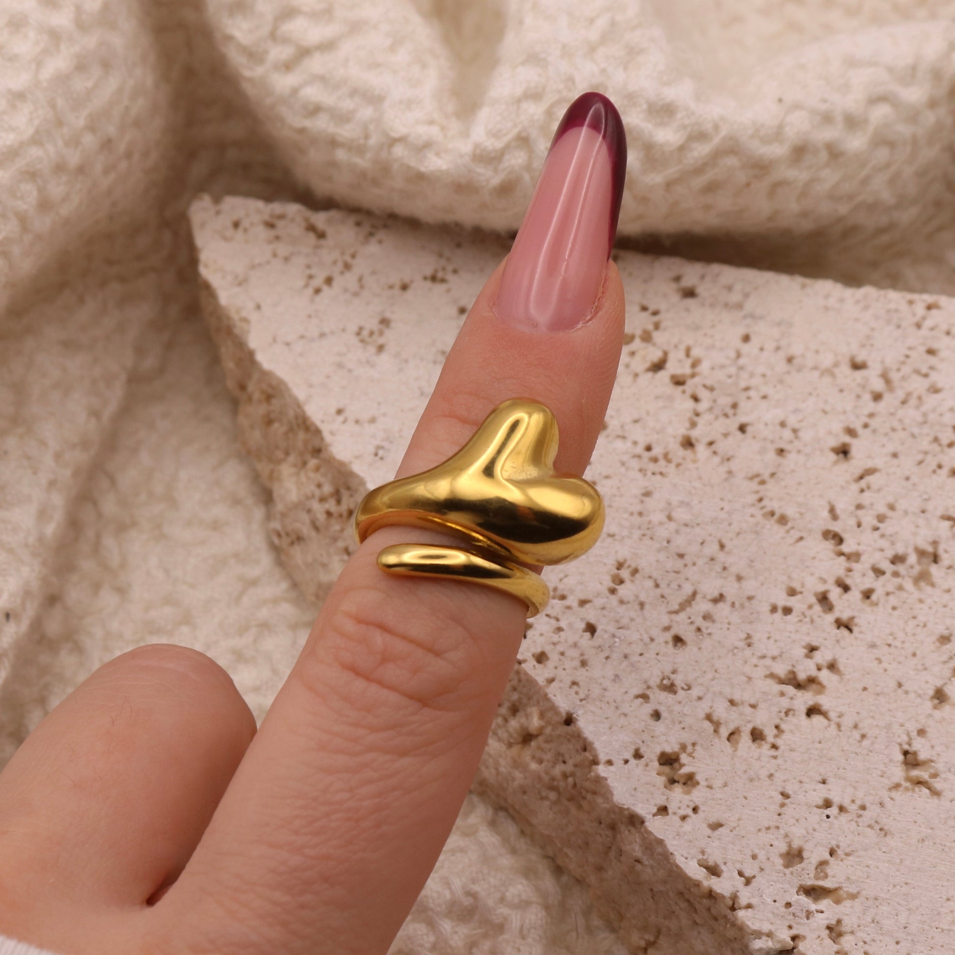 ANELLO DOUBLE HEART