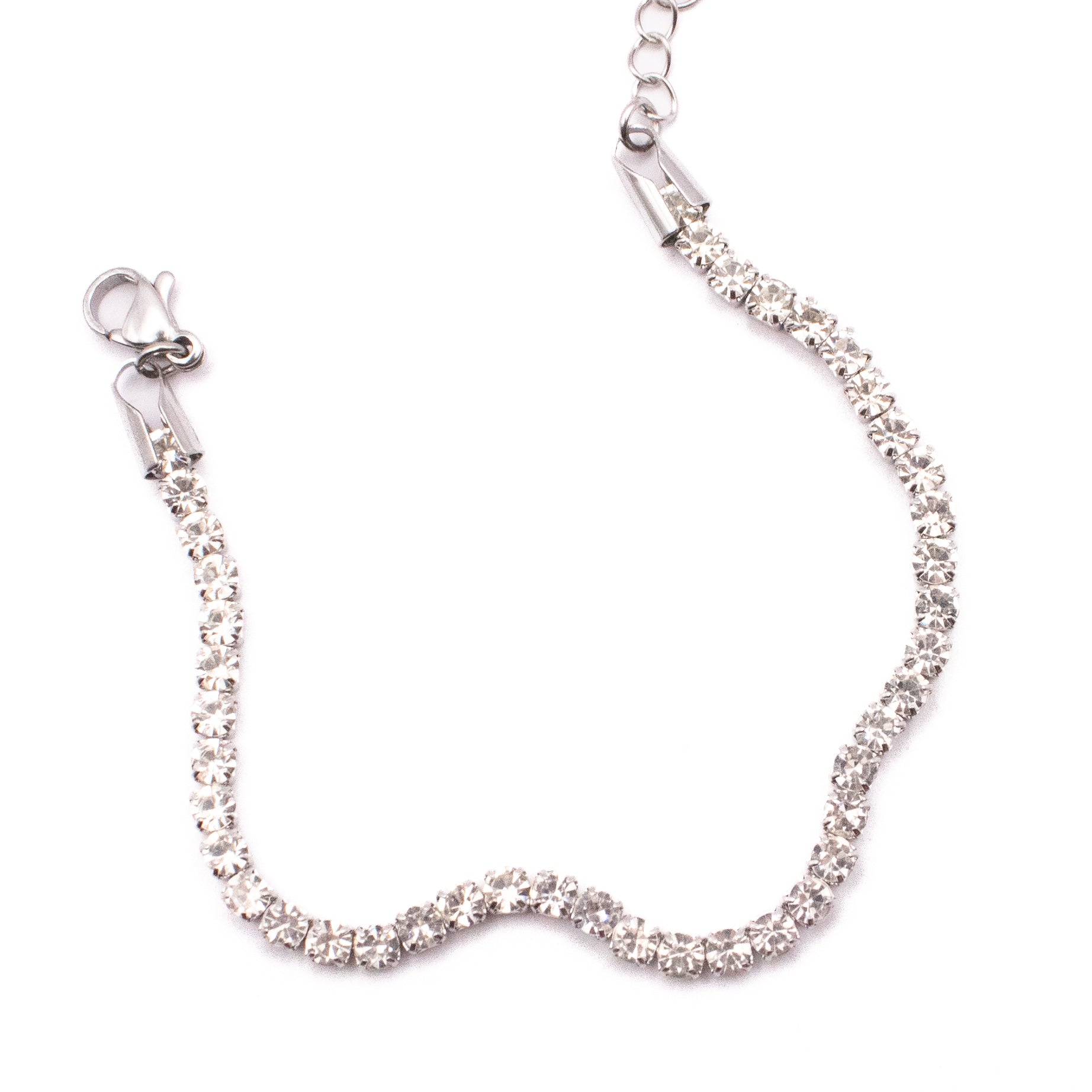 BRACCIALE TENNIS WHITE