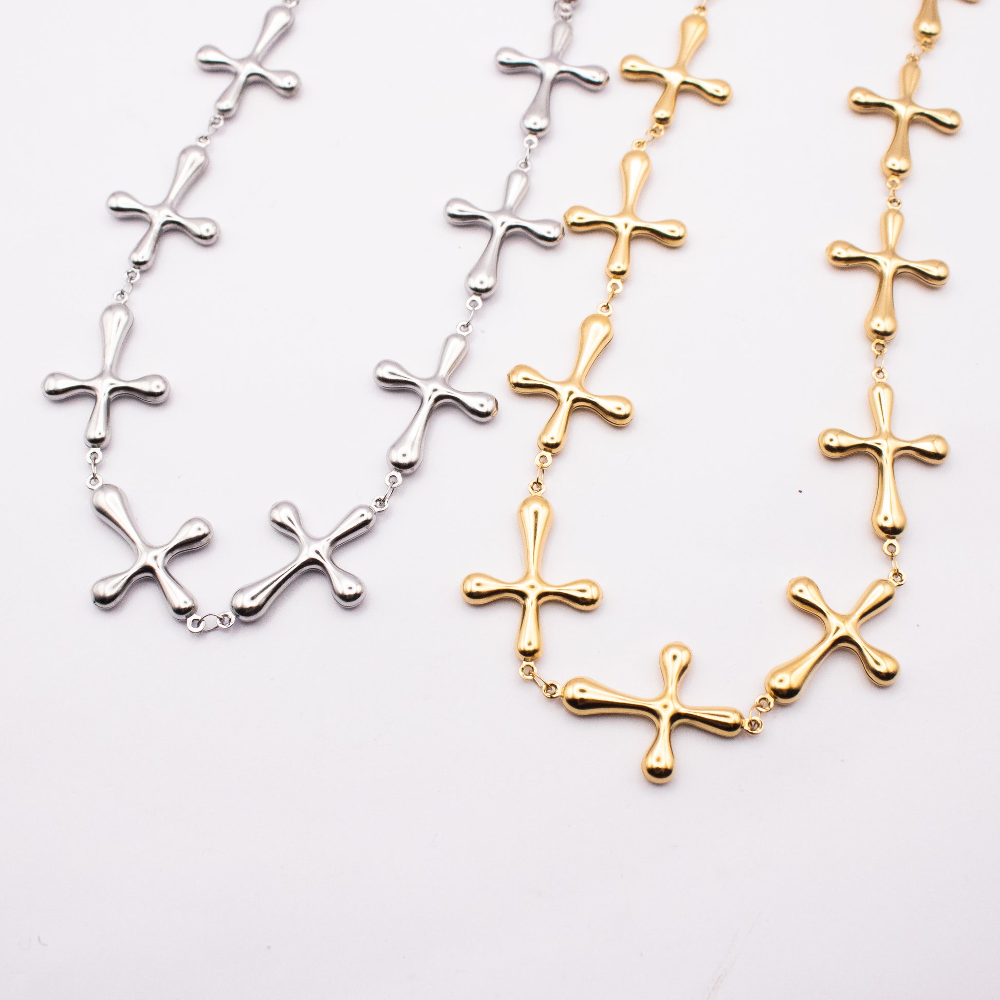 COLLANA CHOKER CROSSES