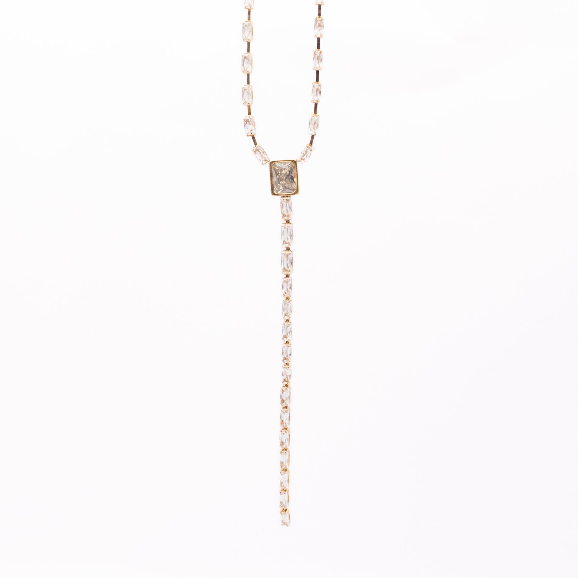 COLLANA LARIAT BAGUETTE