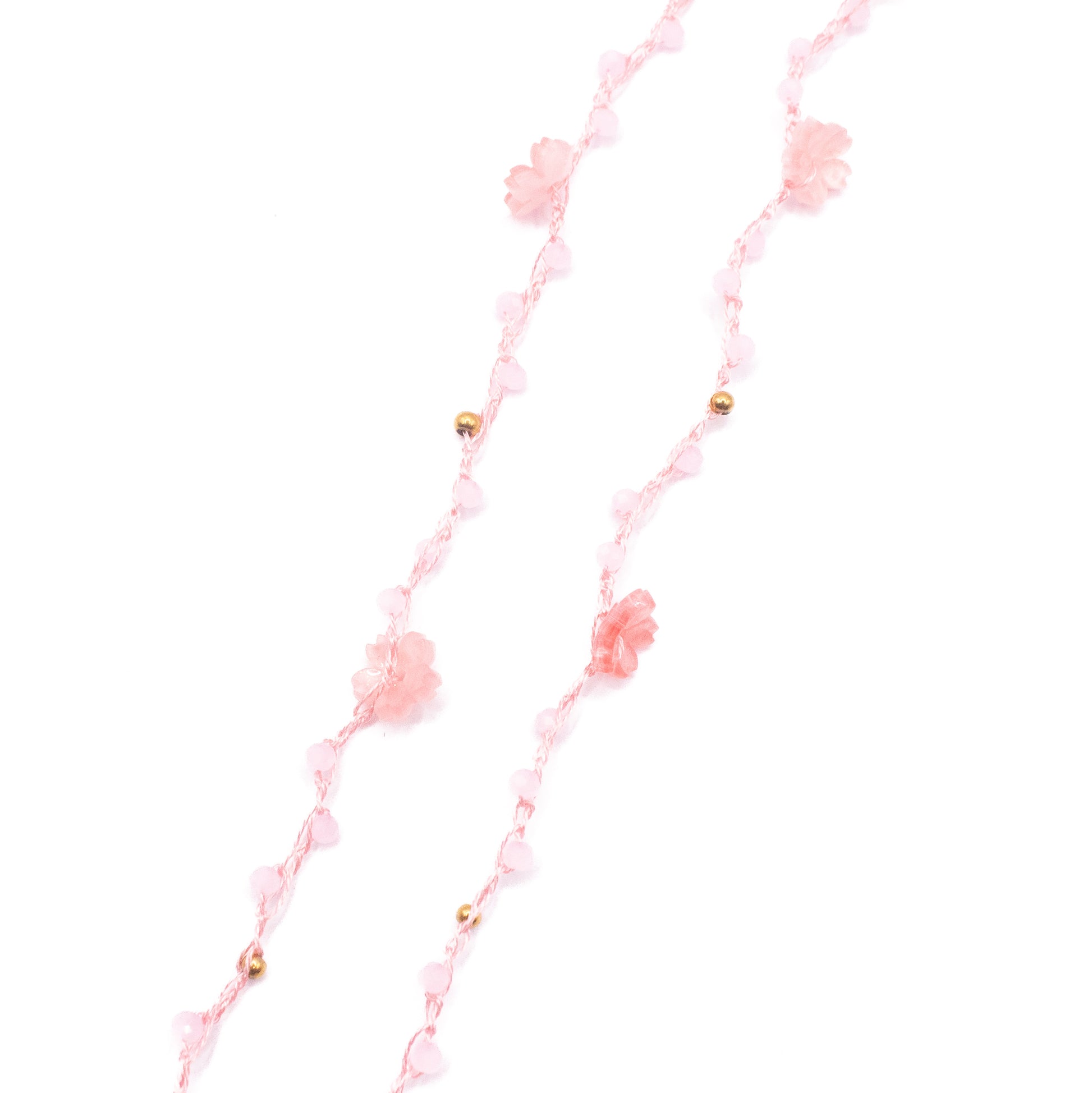 COLLANA PINK FLOWERS