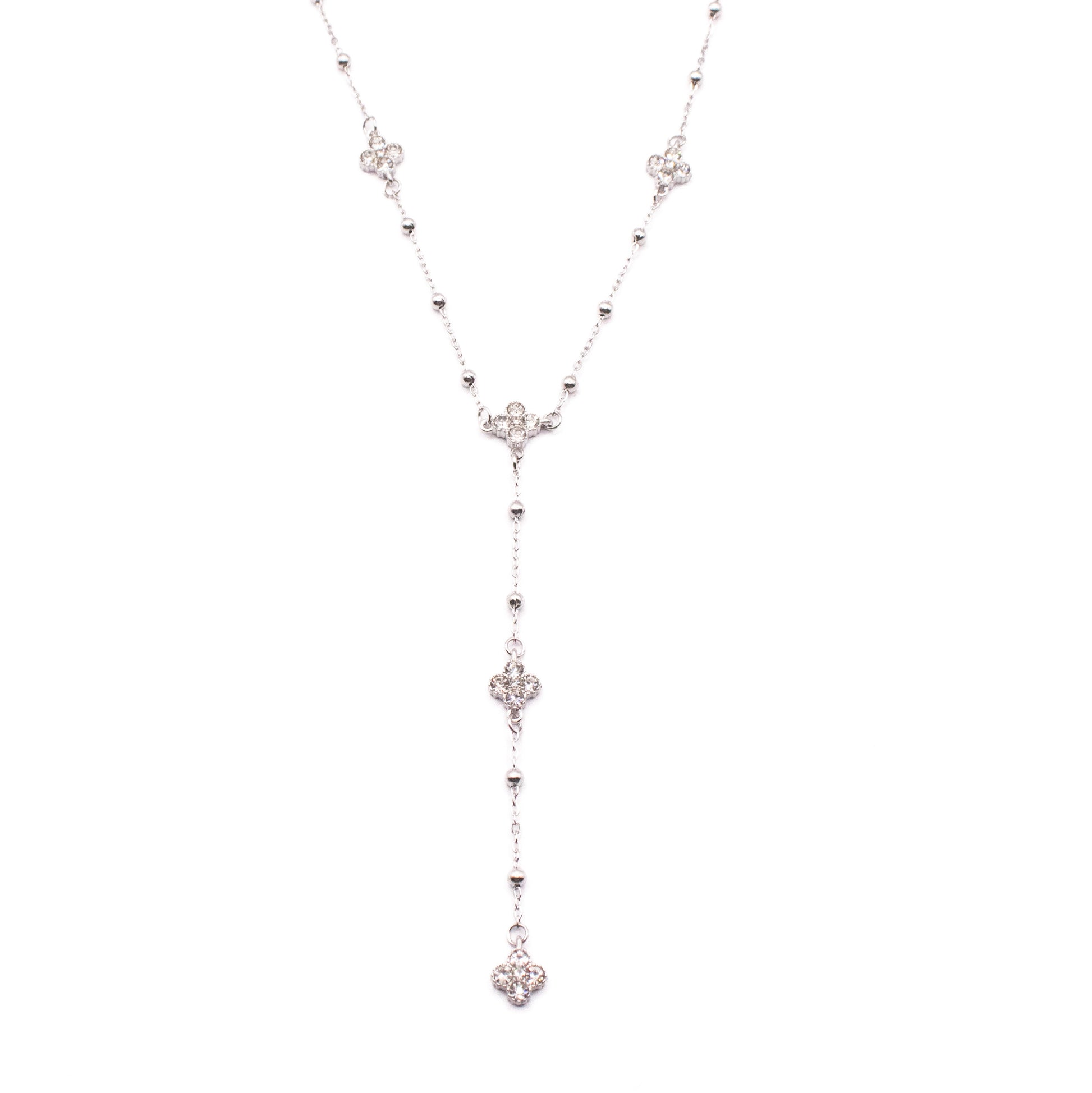 COLLANA LARIAT LUX QUATREFOIL