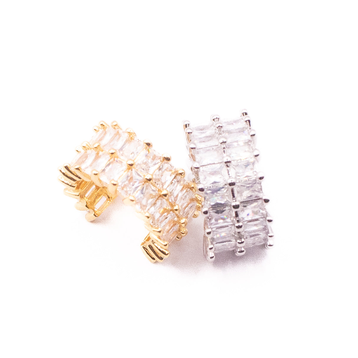 EAR CUFF DOUBLE BAGUETTE