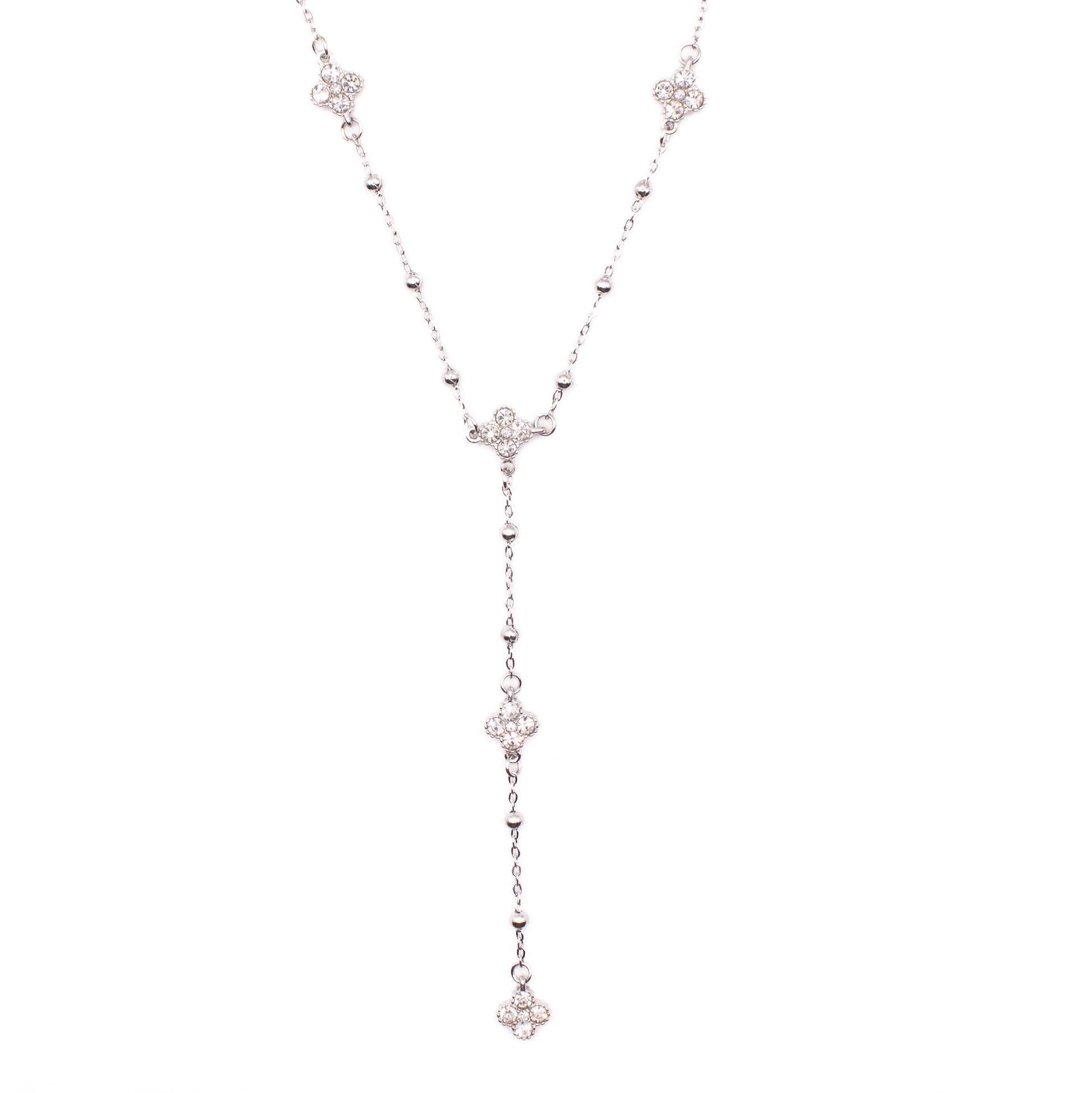 COLLANA LARIAT LUX QUATREFOIL