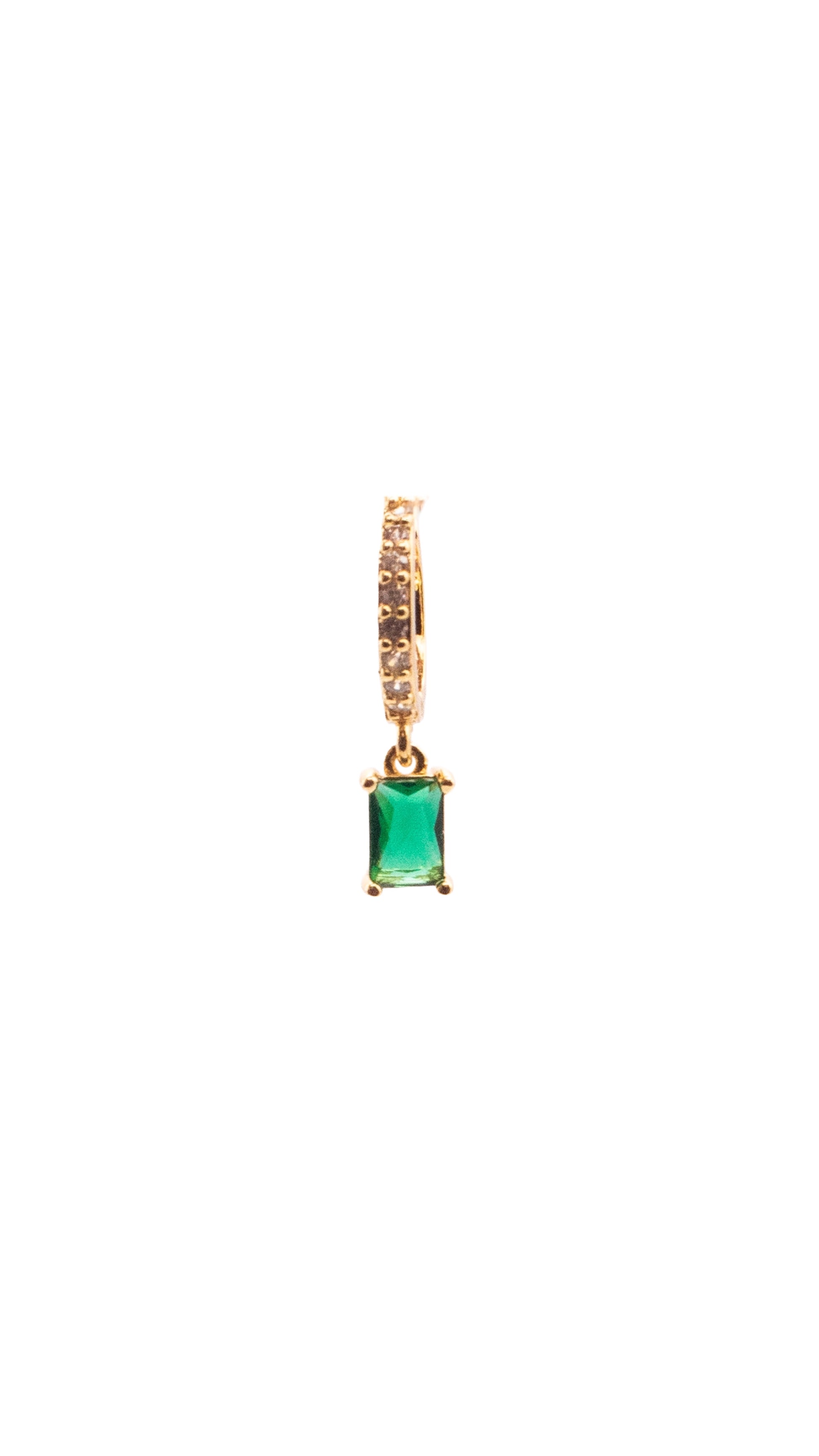 HOOP BAGUETTE GREEN