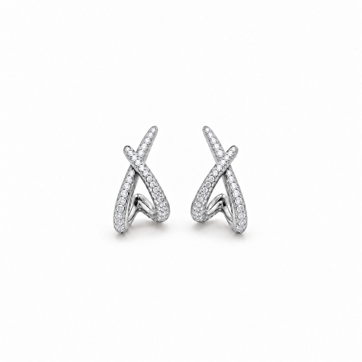 ORECCHINI SPARKLING KNOT
