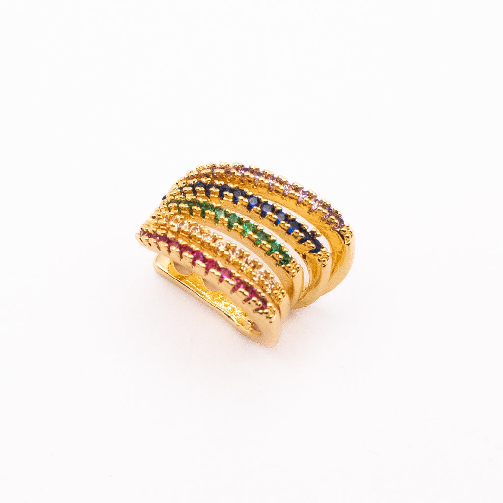 EAR CUFF RAINBOW PAVÈ