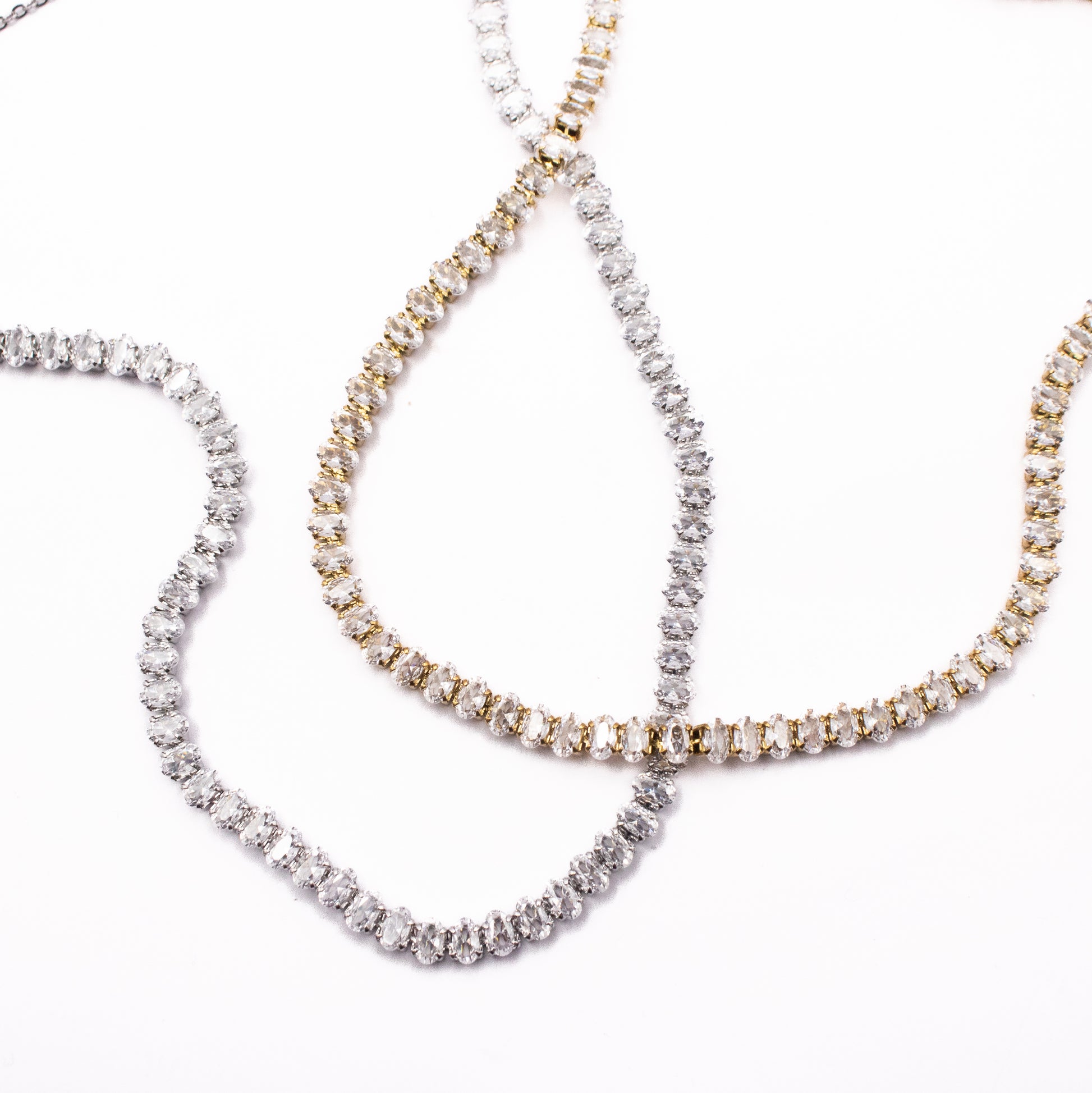 COLLANA GIROCOLLO OVAL TENNIS