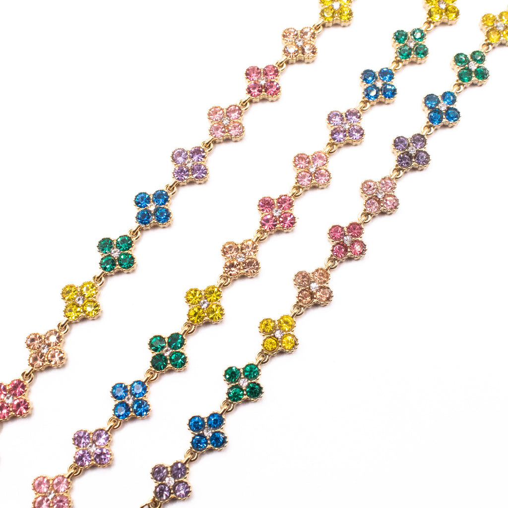 COLLANA LUX QUATREFOIL MULTICOLOR