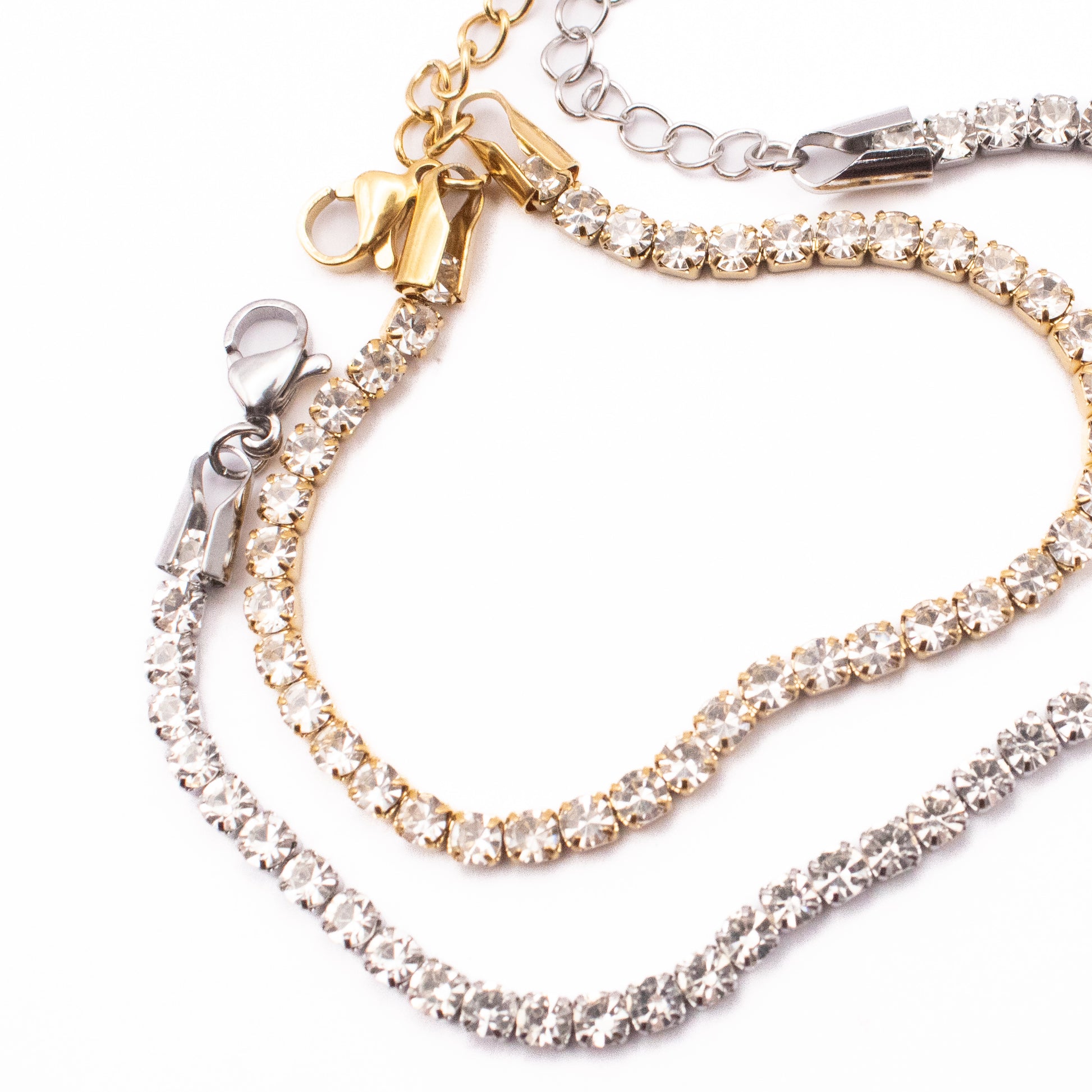 BRACCIALE TENNIS WHITE