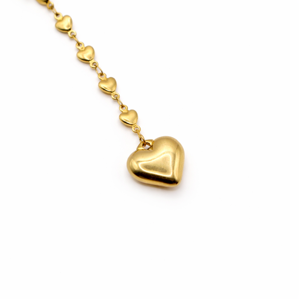 COLLANA DOUBLE HEART CHAIN