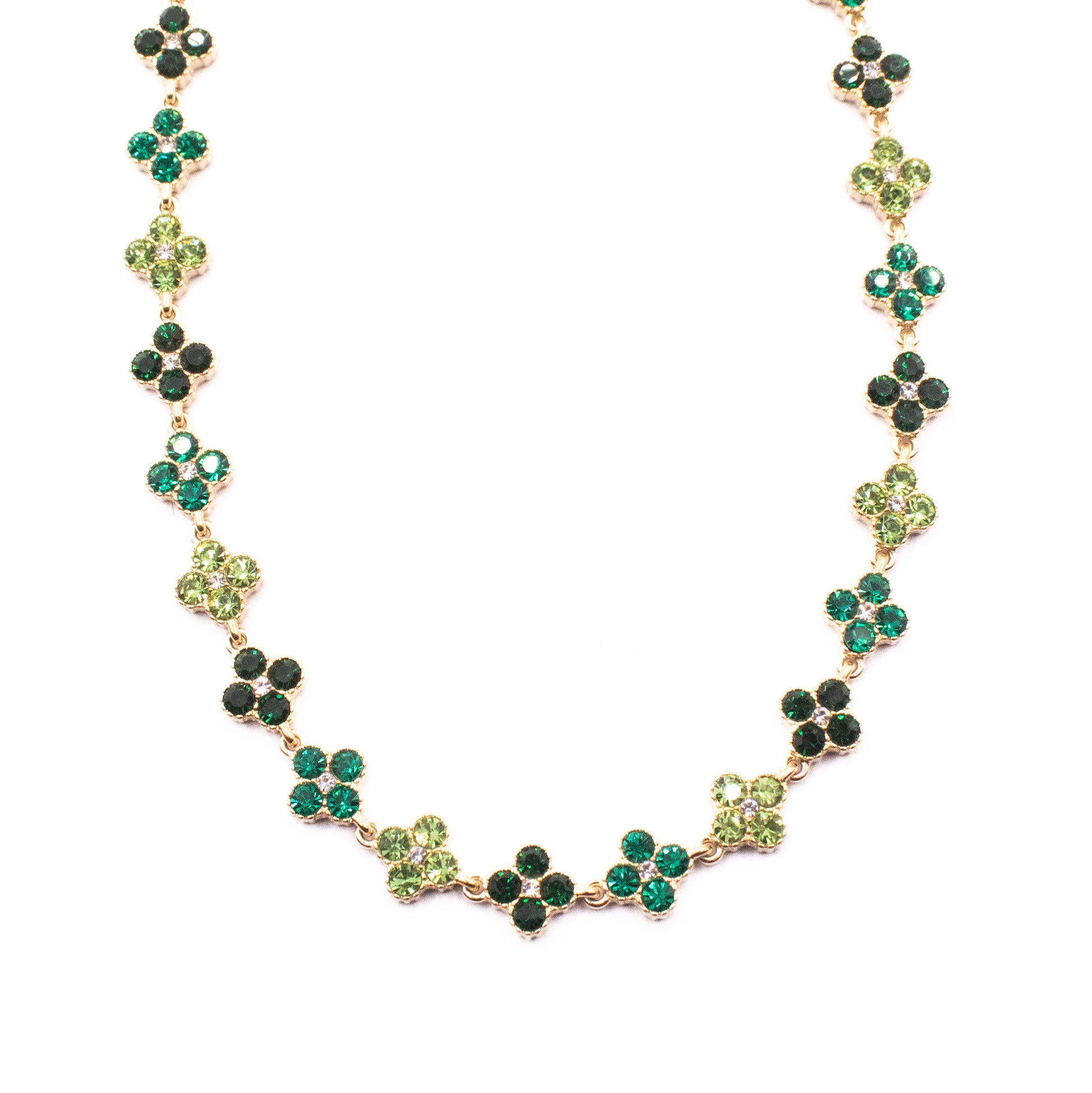 COLLANA LUX QUATREFOIL GREEN