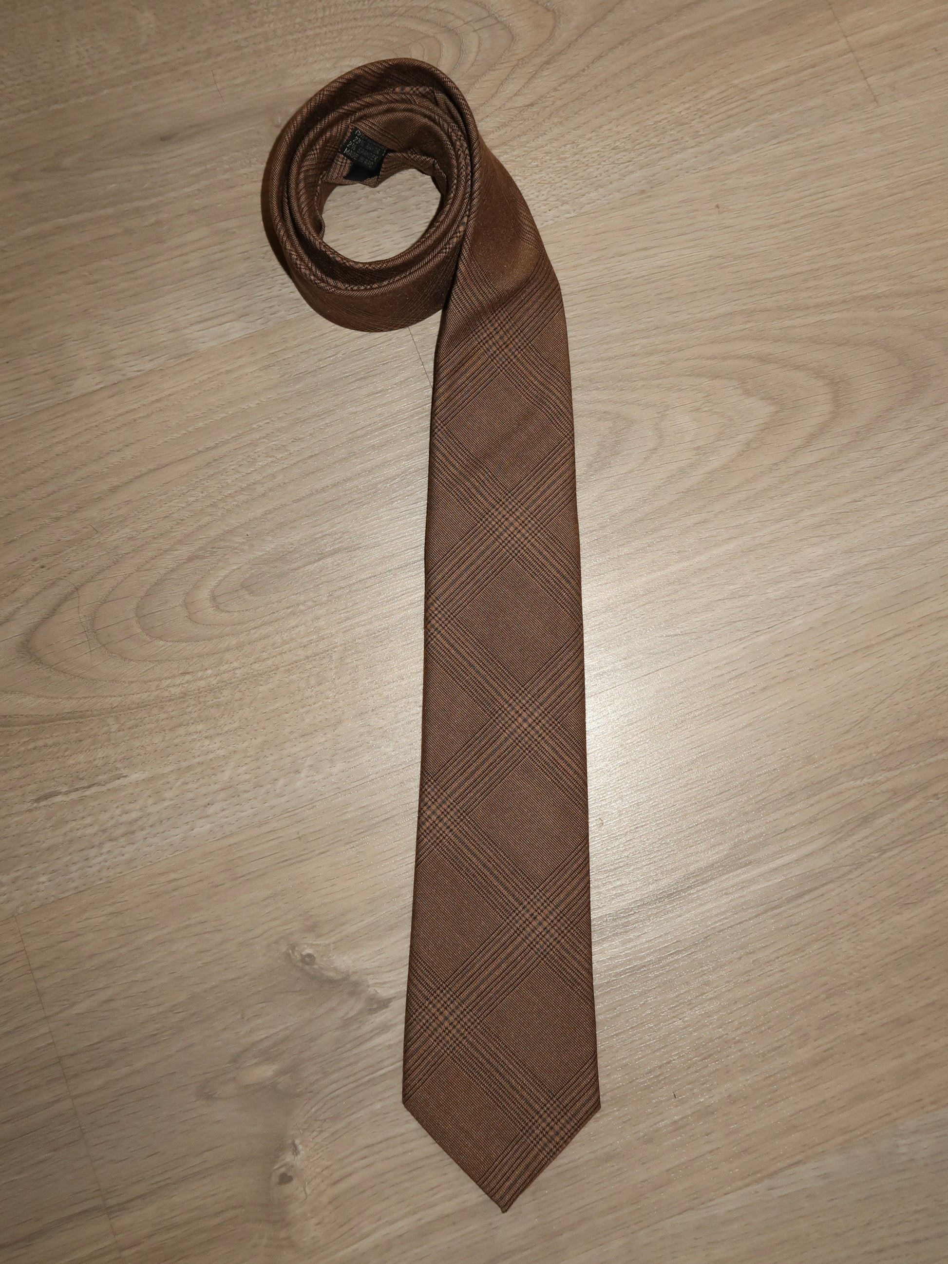 CRAVATTA MARRONE SCOZZESE