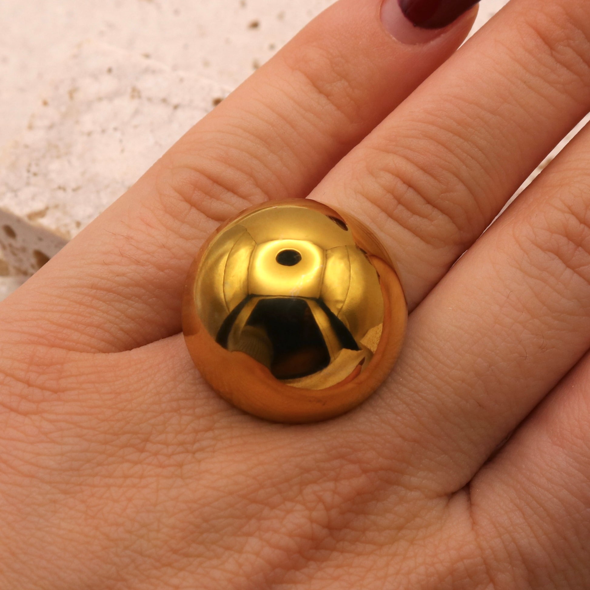 ANELLO MAXI BOTTONE