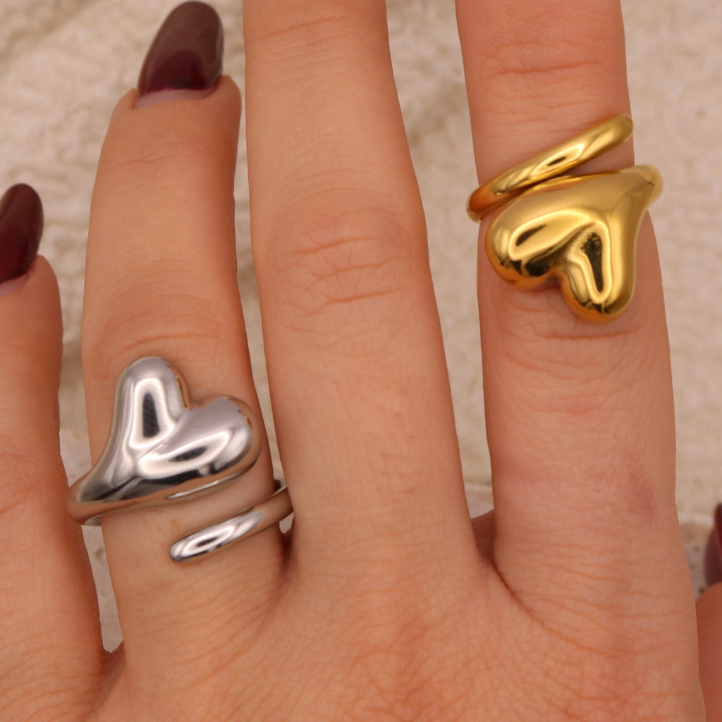 ANELLO DOUBLE HEART