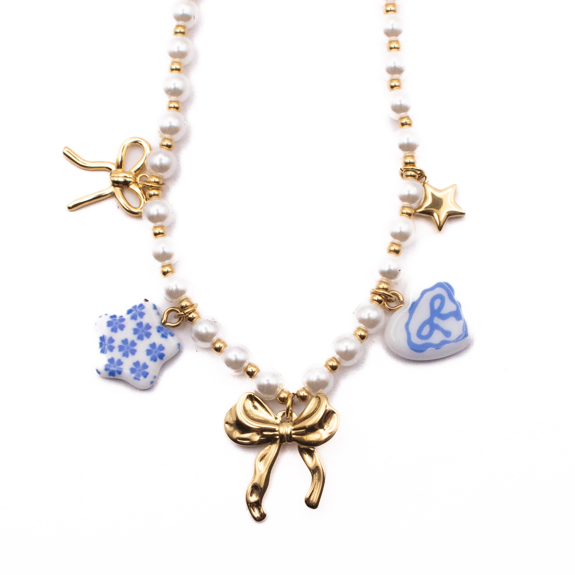 COLLANA PEARL BOW