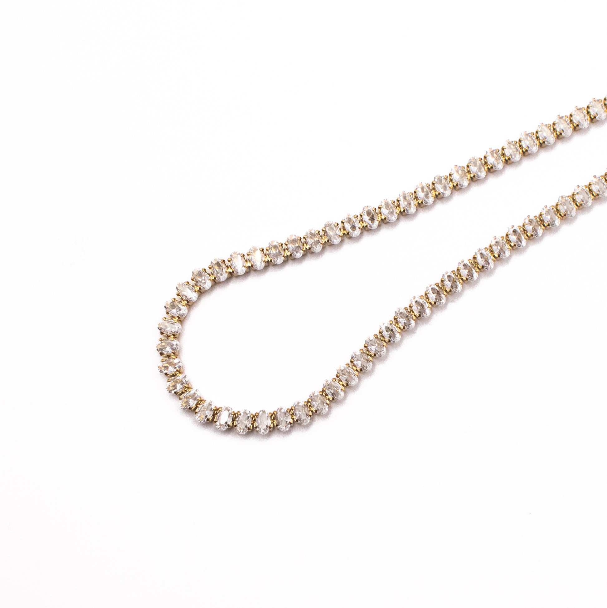 COLLANA GIROCOLLO OVAL TENNIS