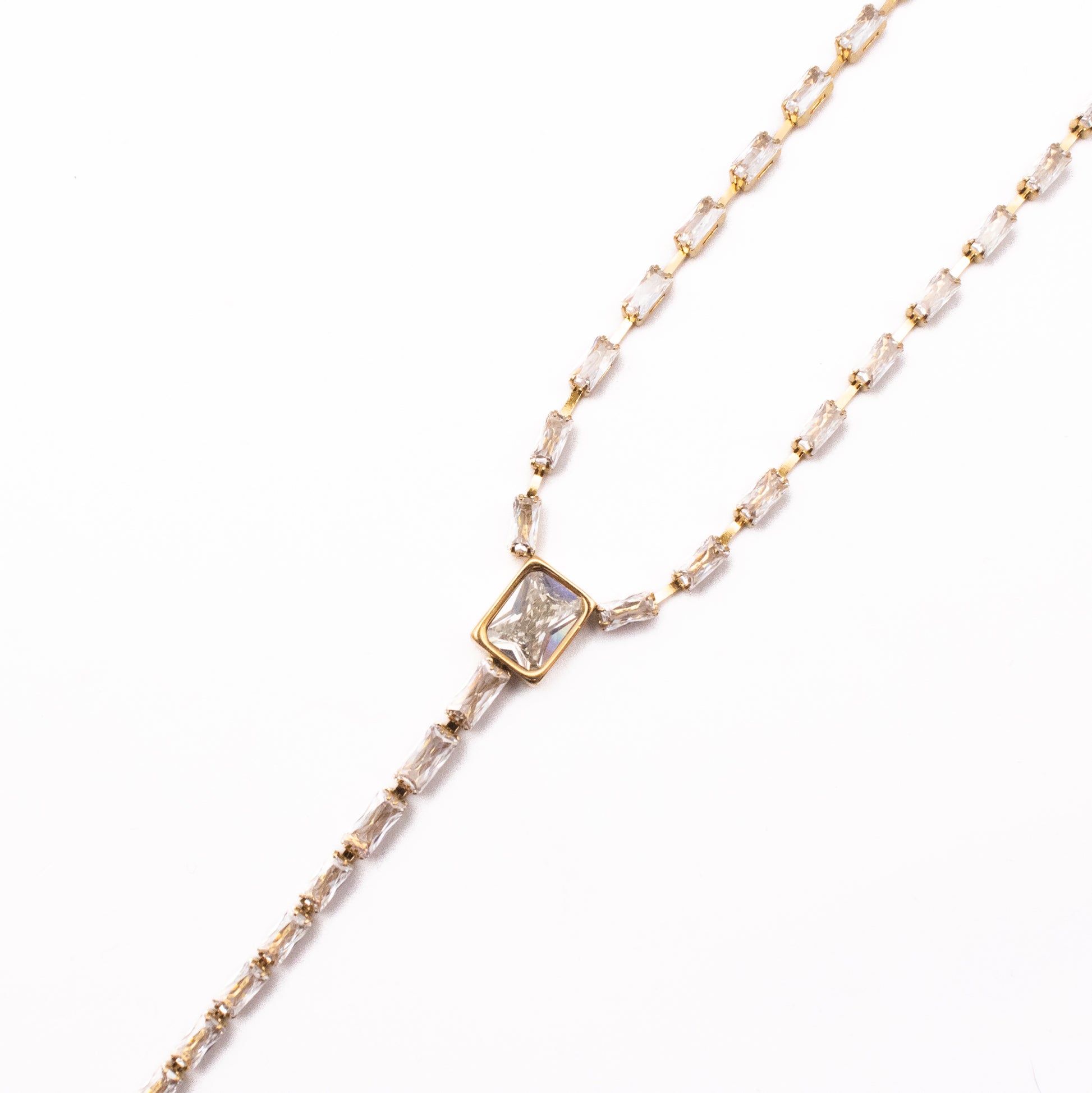 COLLANA LARIAT BAGUETTE