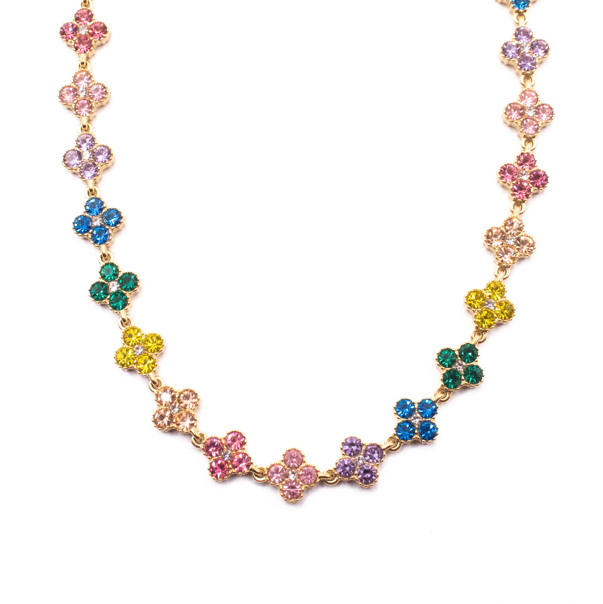 COLLANA LUX QUATREFOIL MULTICOLOR