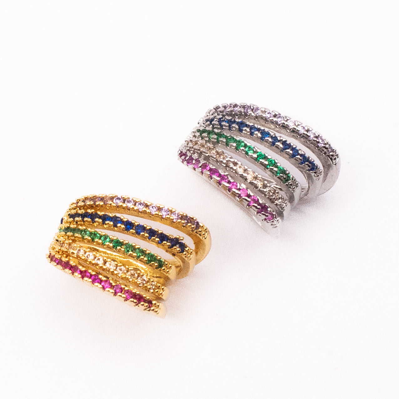 EAR CUFF RAINBOW PAVÈ