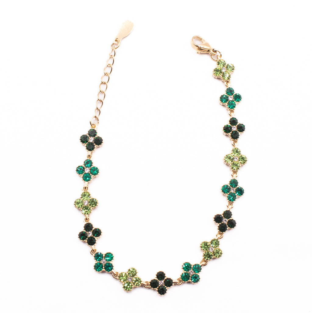 BRACCIALE LUX QUATREFOIL GREEN
