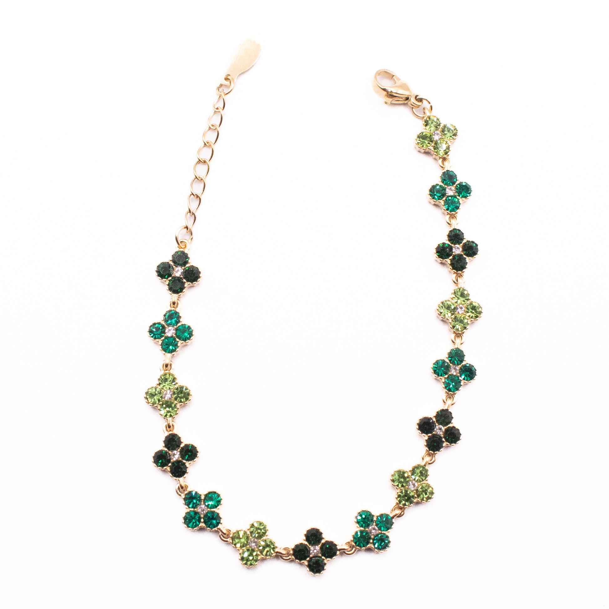 BRACCIALE LUX QUATREFOIL GREEN
