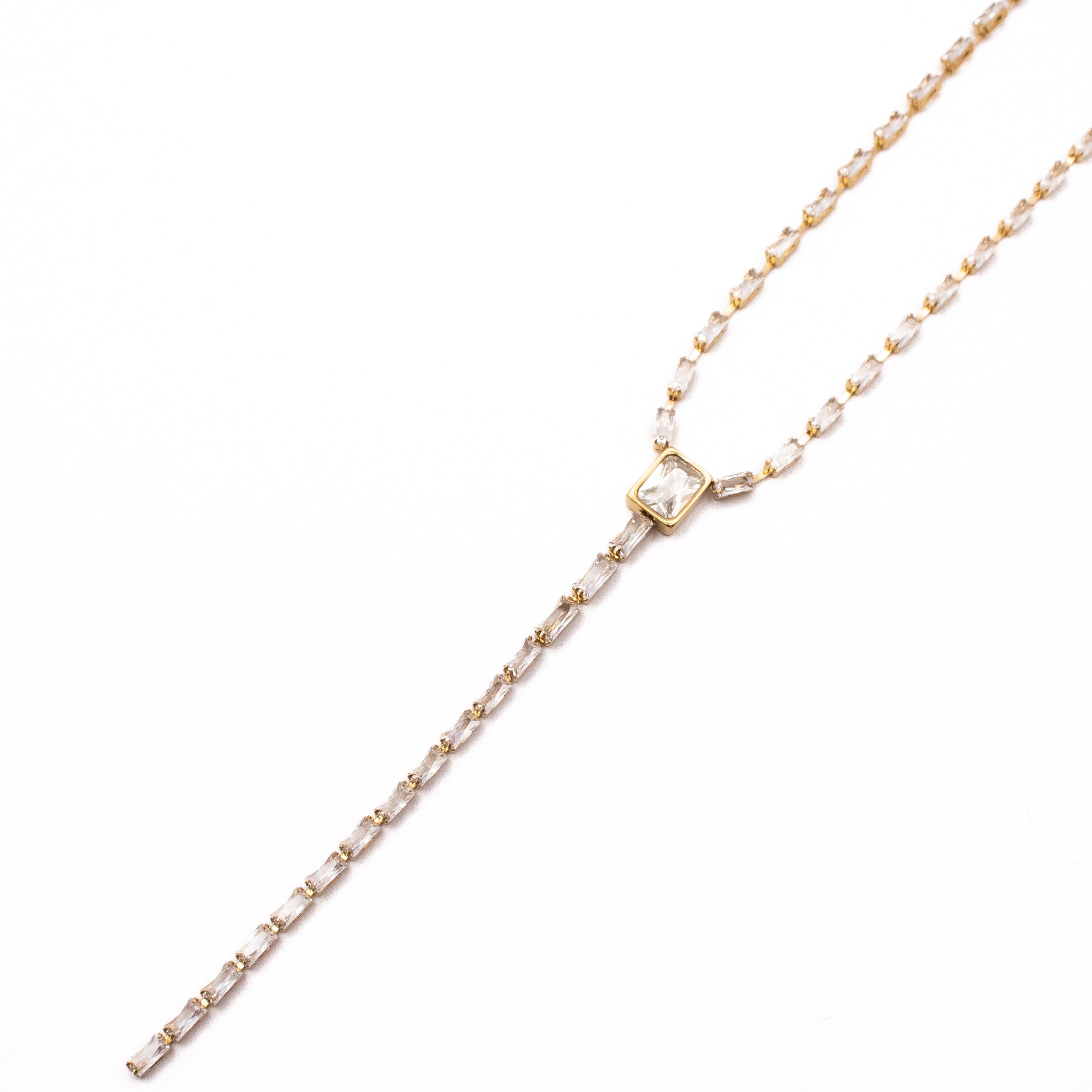 COLLANA LARIAT BAGUETTE