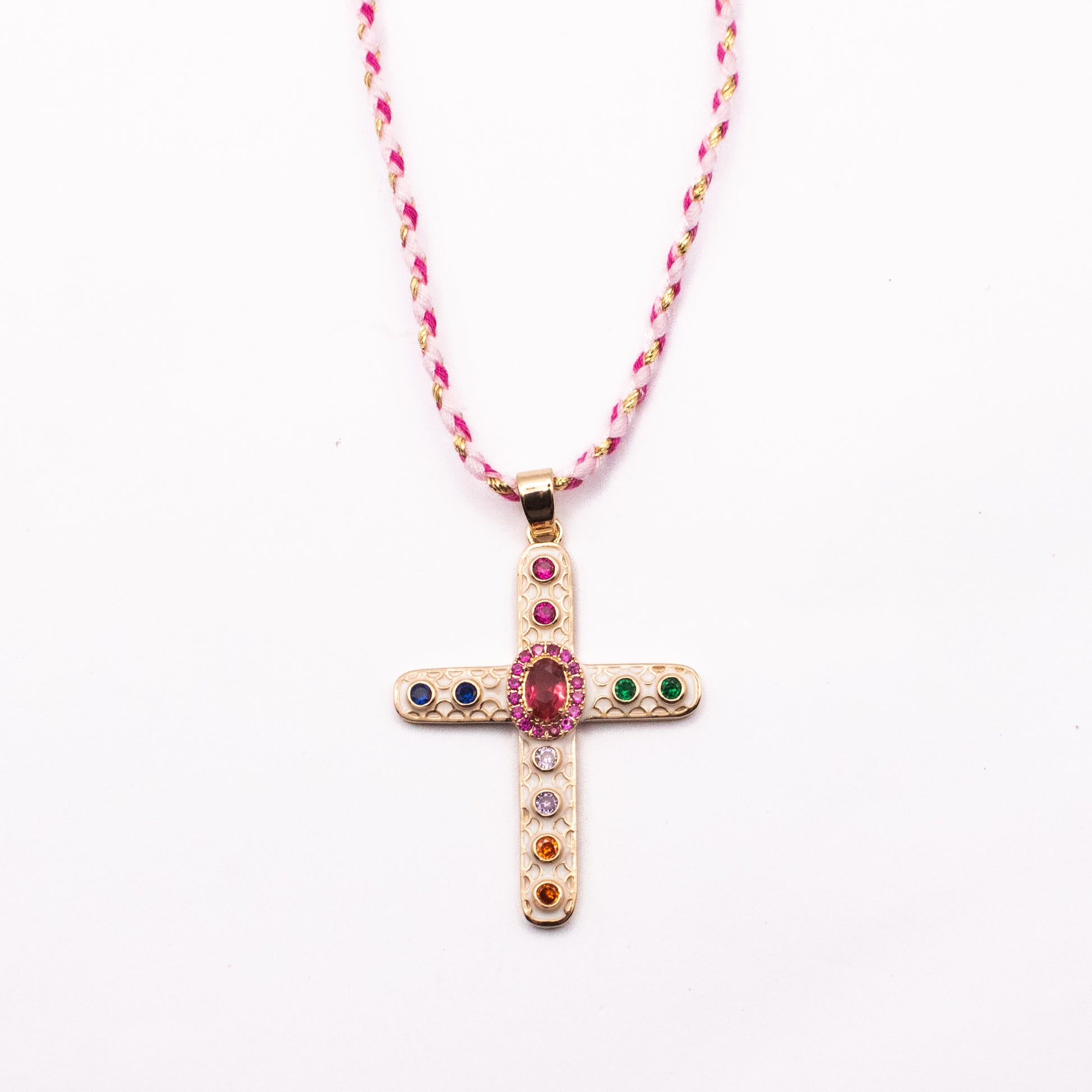 COLLANA RAINBOW CROSS
