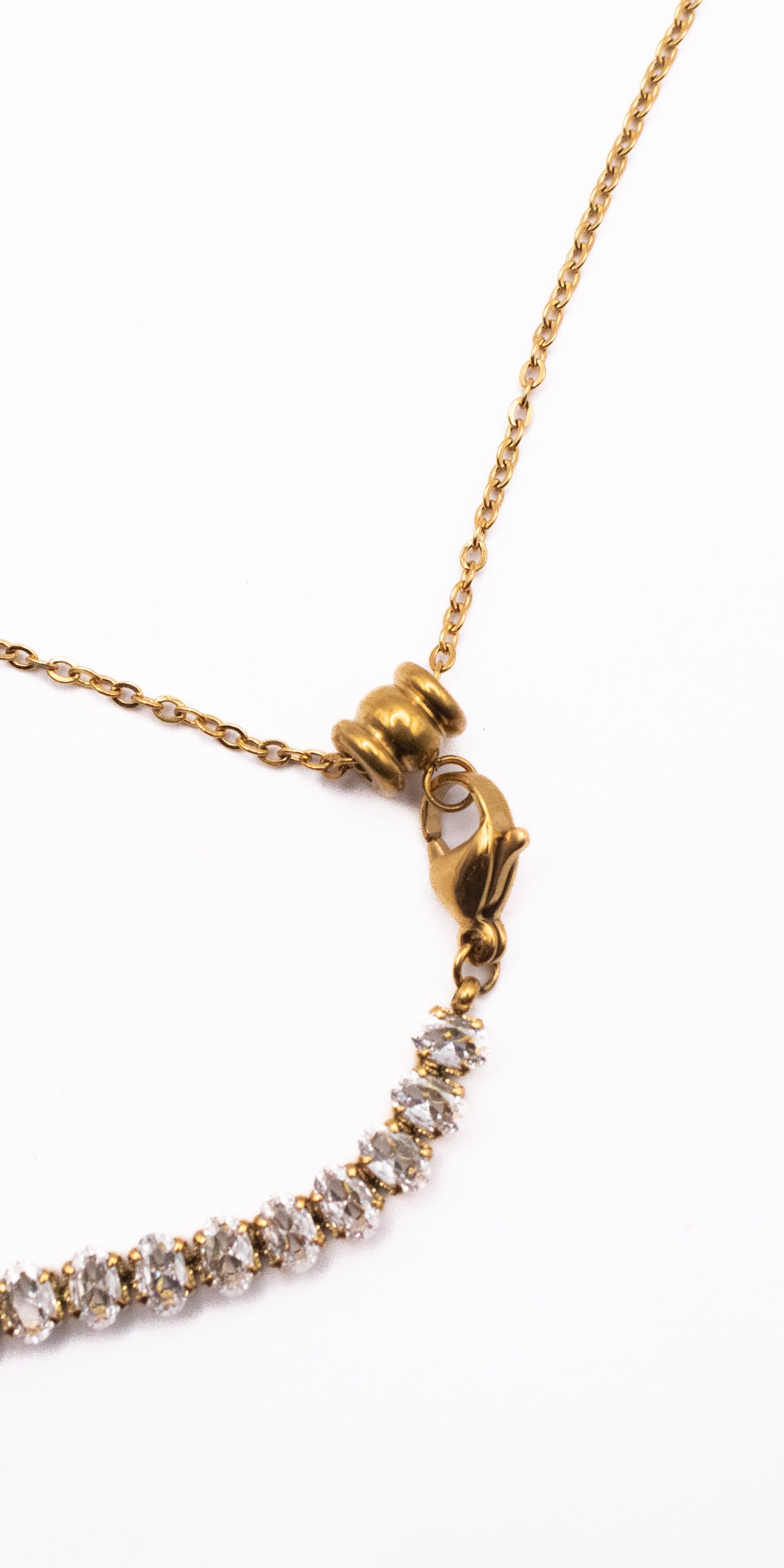 COLLANA GIROCOLLO OVAL TENNIS