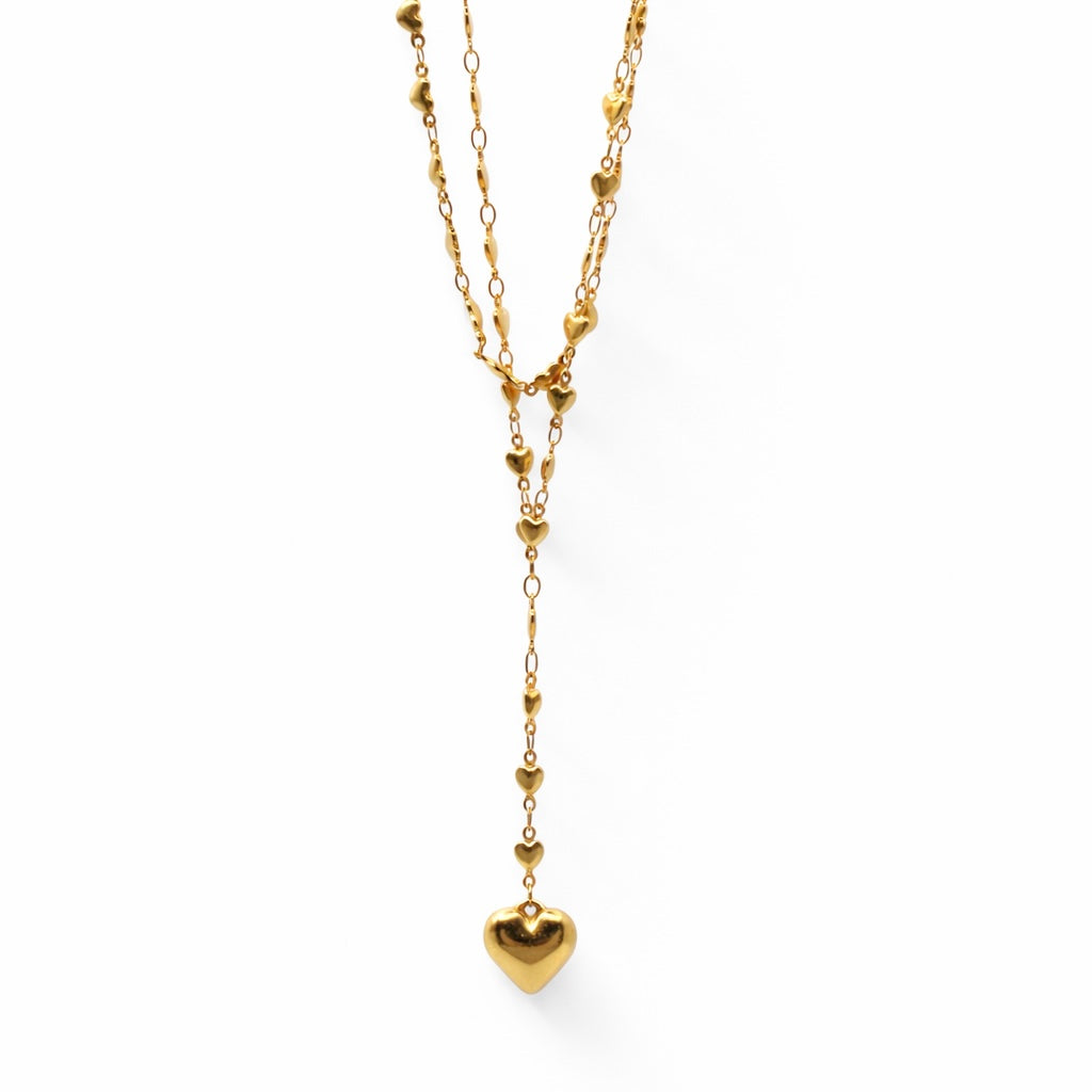 COLLANA DOUBLE HEART CHAIN