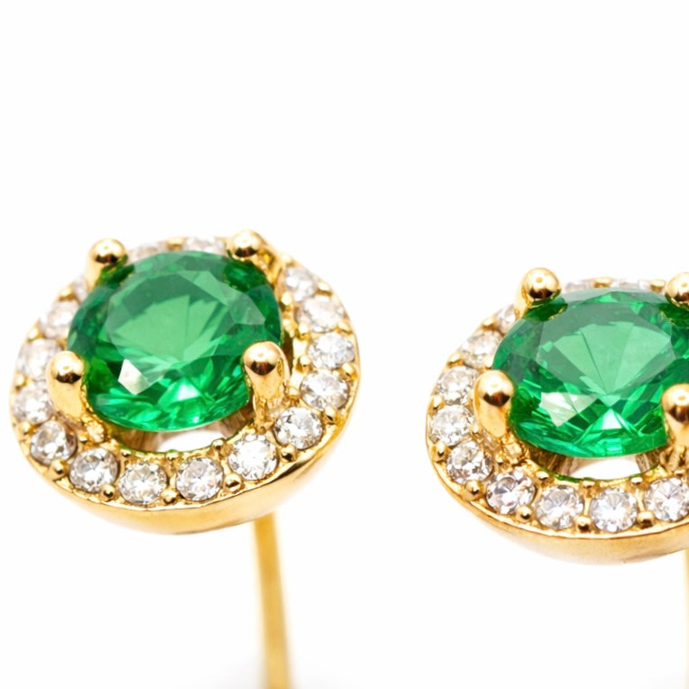 ORECCHINI VIRAL GREEN