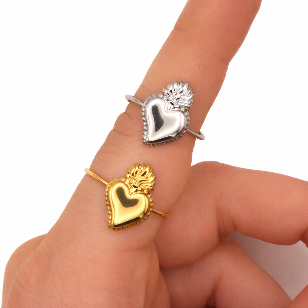 ANELLO CUORE SACRO