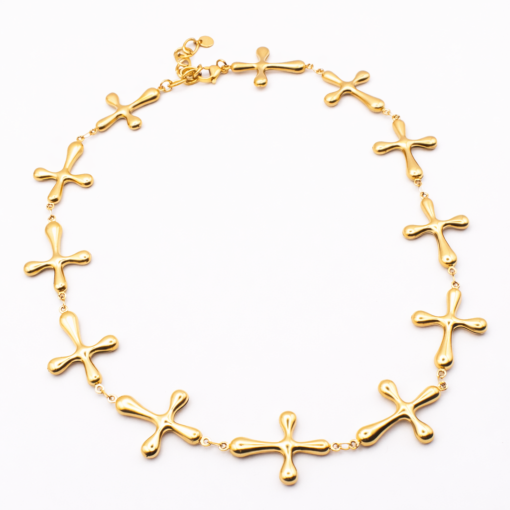 COLLANA CHOKER CROSSES