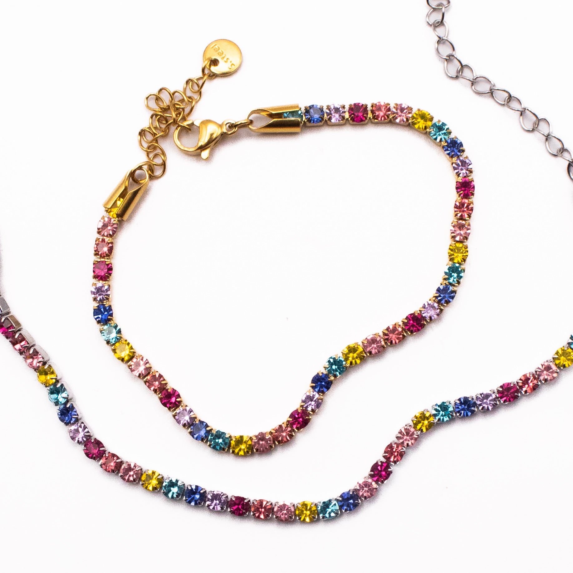 BRACCIALE TENNIS MULTICOLOR