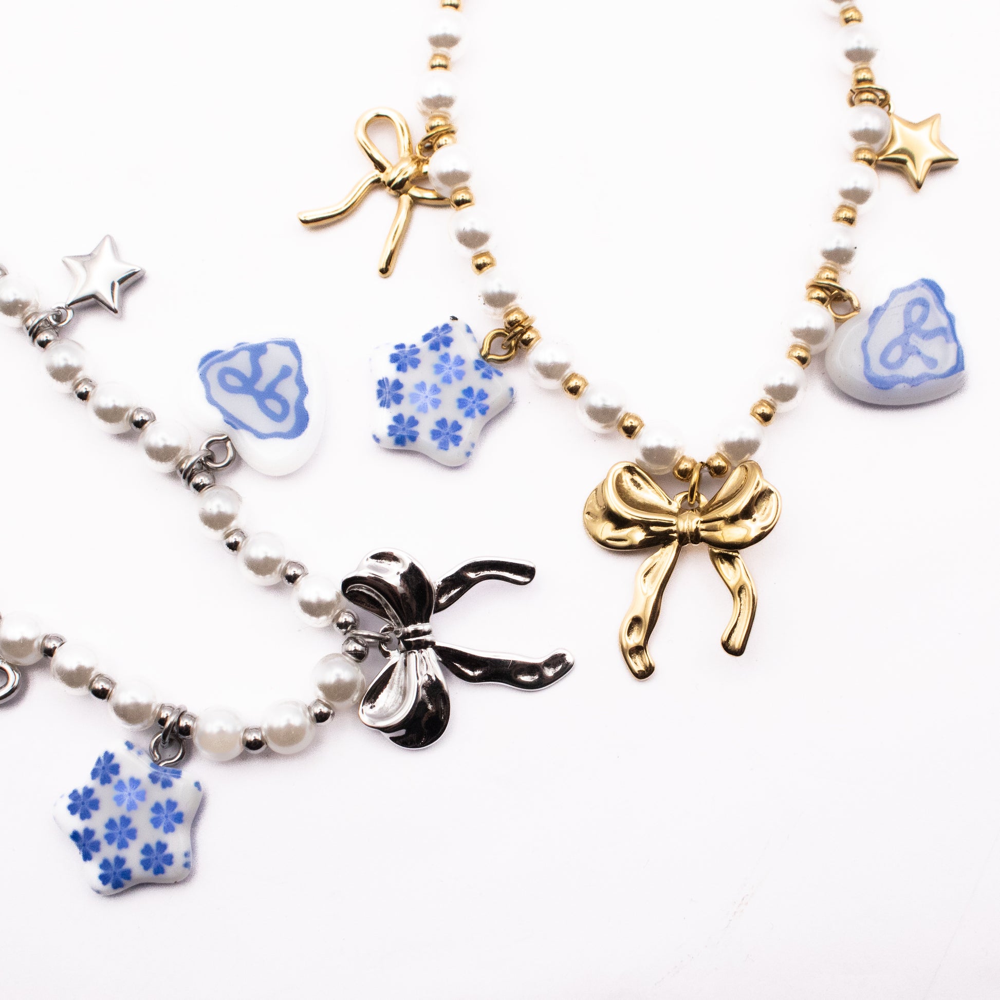 COLLANA PEARL BOW