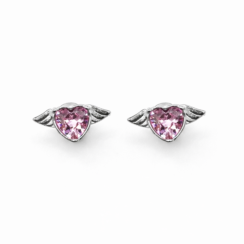 ORECCHINI PINK KEART